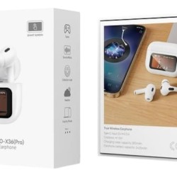 XO X36 Pro Smart Screen ANC TWS Bluetooth Headset XO X36 Pro Smart Screen ANC TWS Bluetooth Headset