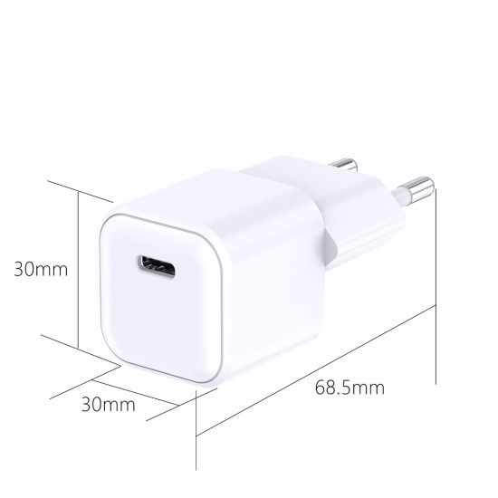 ATC-CHF1 Ultra Fast GaN Charger 20w White (Nano)