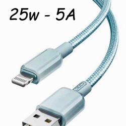 XO NB249 Καλώδιο Φόρτισης + Data Lightning 5A PVC 1m Μπλέ XO NB249 Καλώδιο Φόρτισης + Data Lightning 5A PVC 1m Μπλέ