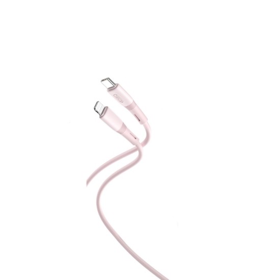 XO NB-Q226A Καλώδιο Φόρτισης - Data 27W Type-C σε Lightning 1m Ροζ XO NB-Q226A Καλώδιο Φόρτισης - Data 27W Type-C σε Lightning 1m Ροζ