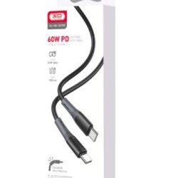 XO NB-Q226B 60W silicone two-color Type-c to Type-c data cable Black XO NB-Q226B 60W silicone two-color Type-c to Type-c data cable Black