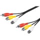 Καλώδιο 3RCA σε 3RCA 3m Καλώδιο 3RCA σε 3RCA 3m