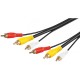 Καλώδιο 3RCA σε 3RCA 15m Καλώδιο 3RCA σε 3RCA 15m
