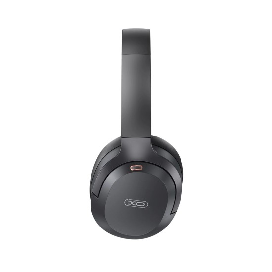 XO BE53 Ακουστικά Κεφαλής Bluetooth Tough Style με Περιστρεφόμενη Στέκα & ANC Μαύρα