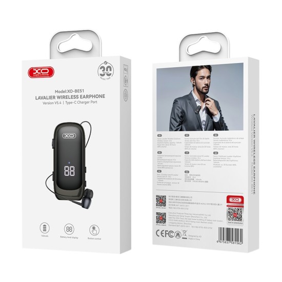 XO BE51 Ψηφιακό Μονοφωνικό Ακουστικό Bluetooth XO BE51 Ψηφιακό Μονοφωνικό Ακουστικό Bluetooth