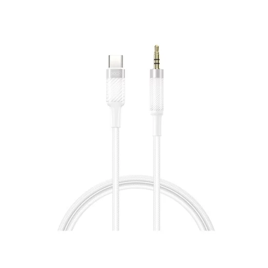 XO NB-R279B Type-c σε 3.5 Καλώδιο Ήχου Λευκό XO NB-R279B Type-c σε 3.5 Καλώδιο Ήχου Λευκό
