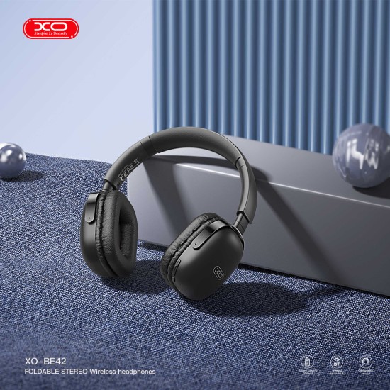 XO BE42 Scarlet Μεταλλικά Αναδιπλούμενα Ακουστικά Bluetooth (Μαύρο) XO BE42 Scarlet Μεταλλικά Αναδιπλούμενα Ακουστικά Bluetooth (Μαύρο)