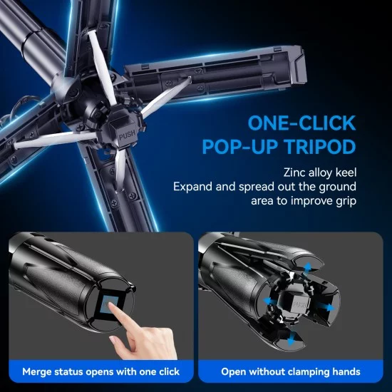 XO SS22 4-in-1 Μαγνητικό Πολυλειτουργικό Bluetooth Selfie Stick XO SS22 4-in-1 Μαγνητικό Πολυλειτουργικό Bluetooth Selfie Stick