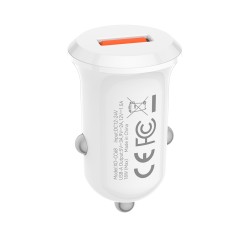 XO CC68 Mini Smart Single Φορτιστής Aυτοκινήτου QC18W XO CC68 Mini Smart Single Φορτιστής Aυτοκινήτου QC18W