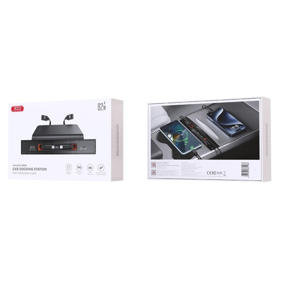 XO NB285 Docking Station με Αναδιπλούμενα Καλώδια 4-in-1