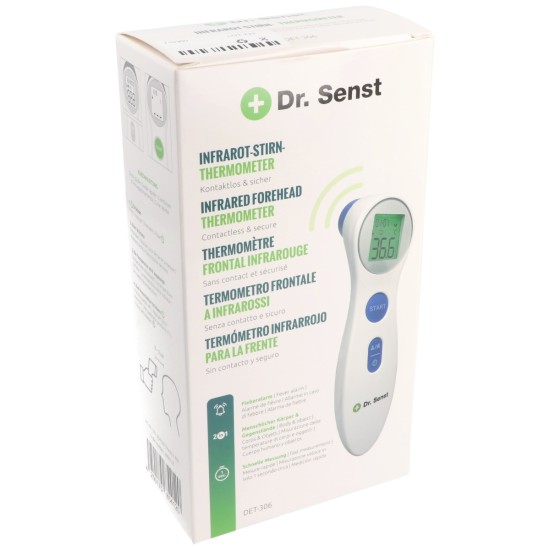 Dr. Senst DET-306 Ψηφιακό Θερμόμετρο Μετώπου με Υπέρυθρες. Dr. Senst DET-306 Ψηφιακό Θερμόμετρο Μετώπου με Υπέρυθρες.