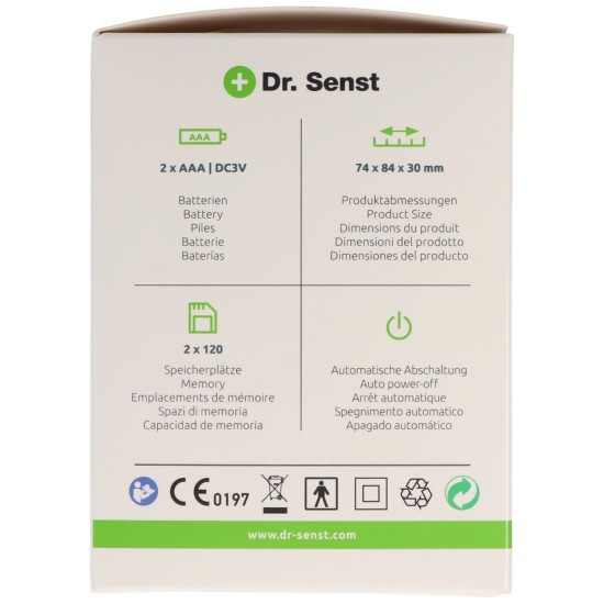 Dr. Senst BP880W Ψηφιακό Πιεσόμετρο Καρπού με ανίχνευση Αρρυθμίας Dr. Senst BP880W Ψηφιακό Πιεσόμετρο Καρπού με ανίχνευση Αρρυθμίας