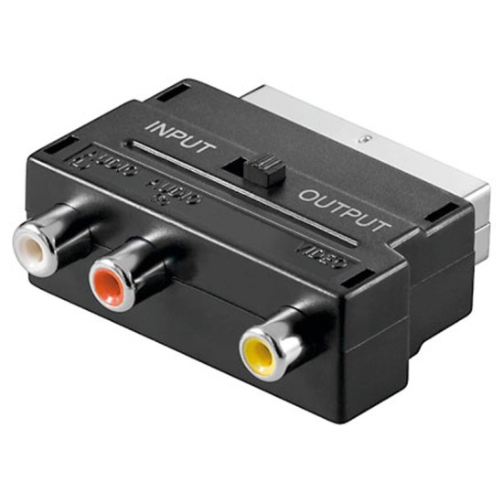Μετατροπέας Scart σε 3 RCA Θηλ. με Διακόπτη Μετατροπέας Scart σε 3 RCA Θηλ. με Διακόπτη