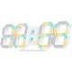 EDUP EH-LED1319 3D LED Wall Clock 9.5 Remote Control Digital Nightlight EDUP EH-LED1319 3D LED Wall Clock 9.5 Remote Control Digital Nightlight