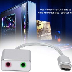 Εξωτερική Κάρτα Ήχου Type-C 7.1 Εξωτερική Κάρτα Ήχου Type-C 7.1