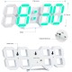 EDUP EH-LED1319 3D LED Wall Clock 9.5 Remote Control Digital Nightlight EDUP EH-LED1319 3D LED Wall Clock 9.5 Remote Control Digital Nightlight