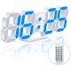 EDUP EH-LED1319 3D LED Wall Clock 9.5 Remote Control Digital Nightlight EDUP EH-LED1319 3D LED Wall Clock 9.5 Remote Control Digital Nightlight