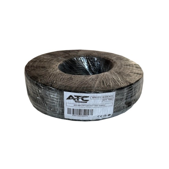 ATC Στροφείο Δικτύου ATC-620 UTP CAT6 PET 100m Εξωτερικό ATC Στροφείο Δικτύου ATC-620 UTP CAT6 PET 100m Εξωτερικό