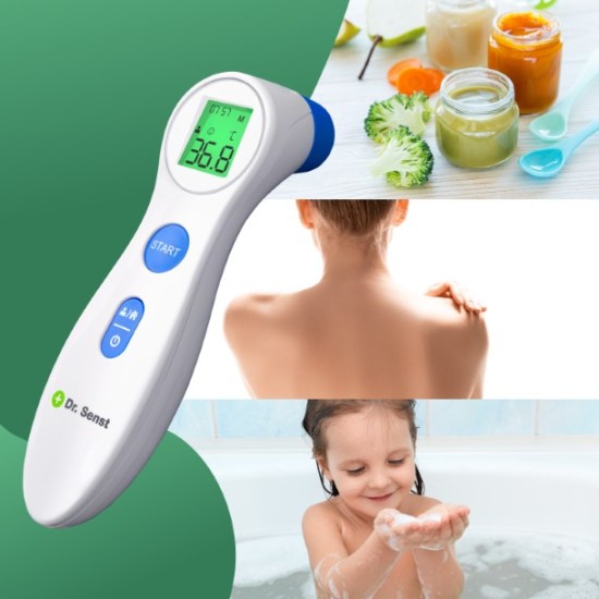 Dr. Senst DET-306 Ψηφιακό Θερμόμετρο Μετώπου με Υπέρυθρες. Dr. Senst DET-306 Ψηφιακό Θερμόμετρο Μετώπου με Υπέρυθρες.
