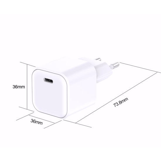ATC-CHF3 Ultra Fast GaN Charger 65w White (Nano)