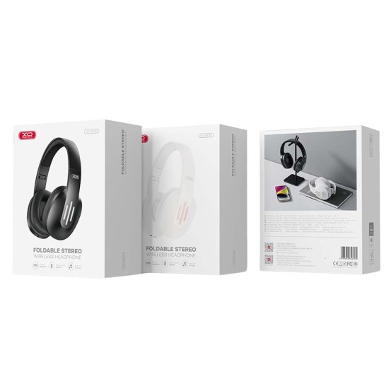 XO BE39 foldable Bluetooth headset Black