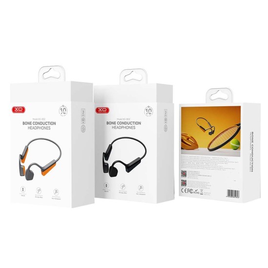 XO BD2 Ακουστικά Bluetooth Light Bone Conduction Πορτοκαλί+Γκρί XO BD2 Ακουστικά Bluetooth Light Bone Conduction Πορτοκαλί+Γκρί
