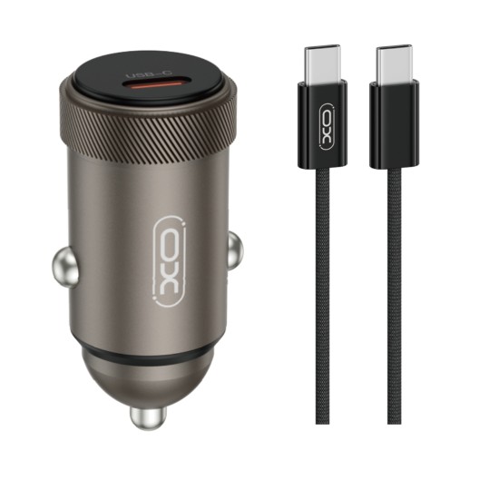 XO CC70 Μίνι Φορτιστής Αυτοκινήτου PD30W + Type-c Καλώδιο XO CC70 Μίνι Φορτιστής Αυτοκινήτου PD30W + Type-c Καλώδιο