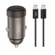 XO CC70 Μίνι Φορτιστής Αυτοκινήτου PD30W + Type-c Καλώδιο XO CC70 Μίνι Φορτιστής Αυτοκινήτου PD30W + Type-c Καλώδιο