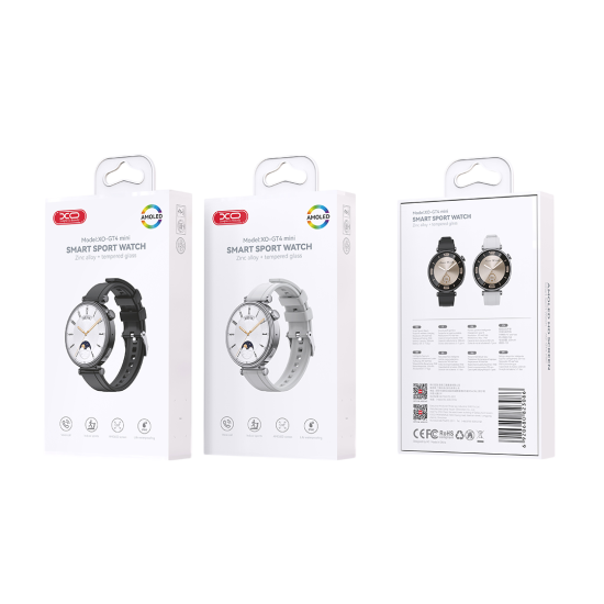 XO GT4 mini AMOLED Smart Αθλητικό Ρολόι SmartWatch Μαύρο XO GT4 mini AMOLED Smart Αθλητικό Ρολόι SmartWatch Μαύρο