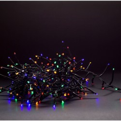 Entac Χριστουγεννιάτικα Λαμπάκια IP44 700 LED Ψείρες Πολύχρωμα 14m