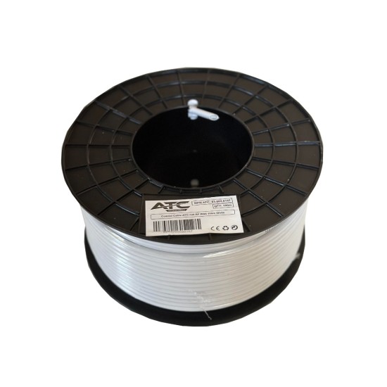 ATC Στροφείο RF ATC-720 RG6 100m Λευκό ATC Στροφείο RF ATC-720 RG6 100m Λευκό