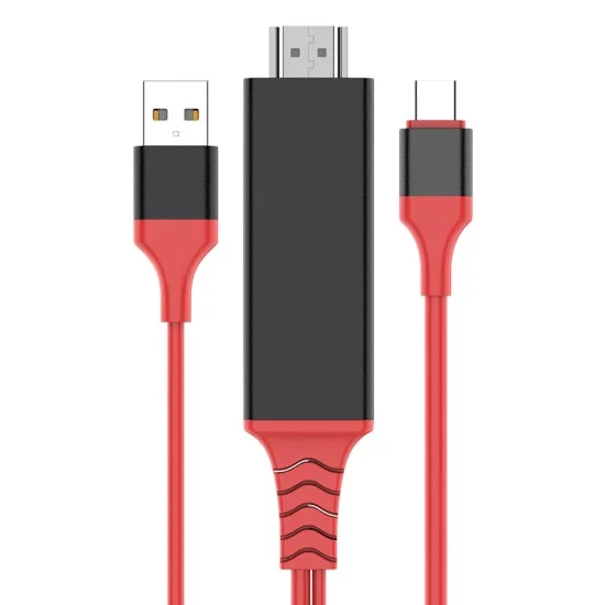 Αντάπτορας Type-C σε HDTV με USB καλώδιο 4k 30hz Αντάπτορας Type-C σε HDTV με USB καλώδιο 4k 30hz