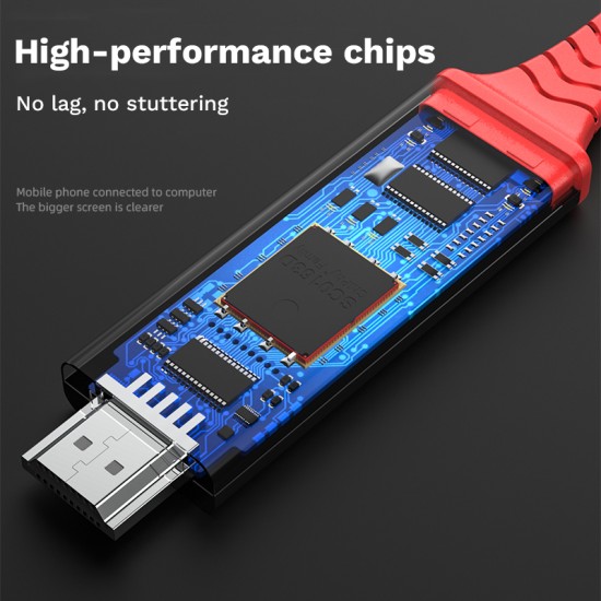 Αντάπτορας Type-C σε HDTV με USB καλώδιο 4k 30hz Αντάπτορας Type-C σε HDTV με USB καλώδιο 4k 30hz