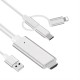 Αντάπτορας 3 σε 1 Type-C 8pin Micro HDTV Αντάπτορας 3 σε 1 Type-C 8pin Micro HDTV