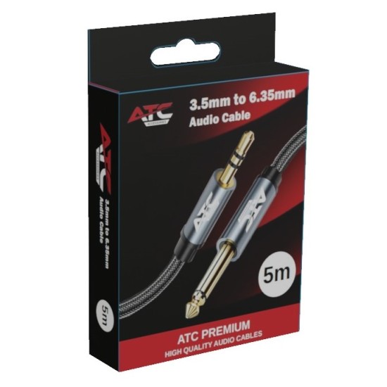 ATC HQ 3.5mm ST / 6.35 MO 5.0m Cable ATC HQ 3.5mm ST / 6.35 MO 5.0m Cable