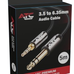 ATC HQ 3.5mm ST / 6.35 ST 5.0m Cable ATC HQ 3.5mm ST / 6.35 ST 5.0m Cable