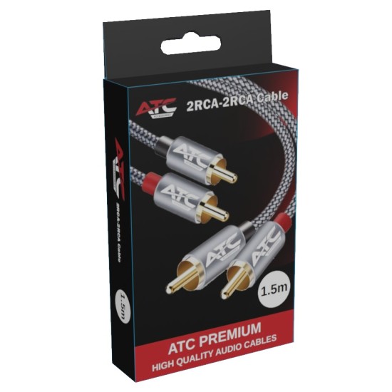 ATC HQ 2xRCA / 2xRCA 1.5m Cable ATC HQ 2xRCA / 2xRCA 1.5m Cable