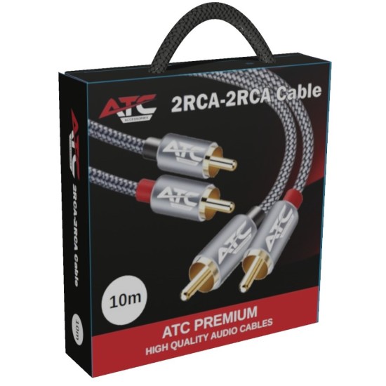 ATC HQ 2xRCA / 2xRCA Cable 10m ATC HQ 2xRCA / 2xRCA Cable 10m