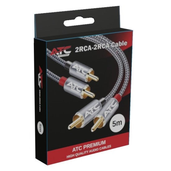 ATC HQ 2xRCA / 2xRCA 5m Cable ATC HQ 2xRCA / 2xRCA 5m Cable