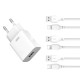 XO L99 2.4A Φορτιστής με Lightning Καλώδιο (NB103)
