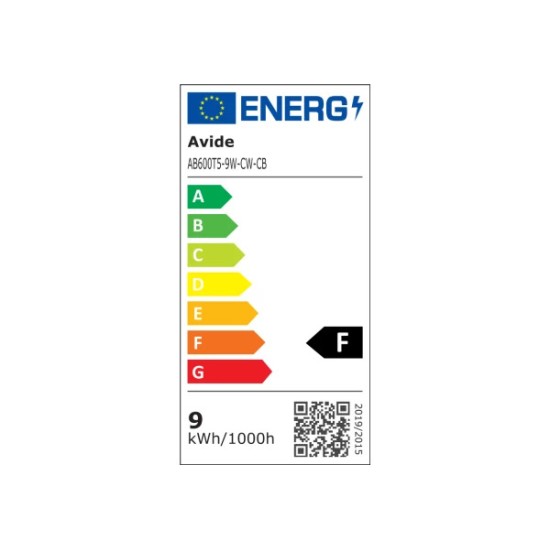 Avide LED T5 Ενσωματωμένος Σωλήνας 9W 600mm CW 6400K με Φις Ρεύματος Avide LED T5 Ενσωματωμένος Σωλήνας 9W 600mm CW 6400K με Φις Ρεύματος