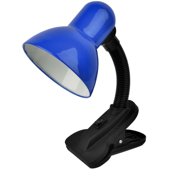Avide Basic Φωτιστικό Γραφείου Κλιπ Μπλε Max 60W Avide Basic Φωτιστικό Γραφείου Κλιπ Μπλε Max 60W