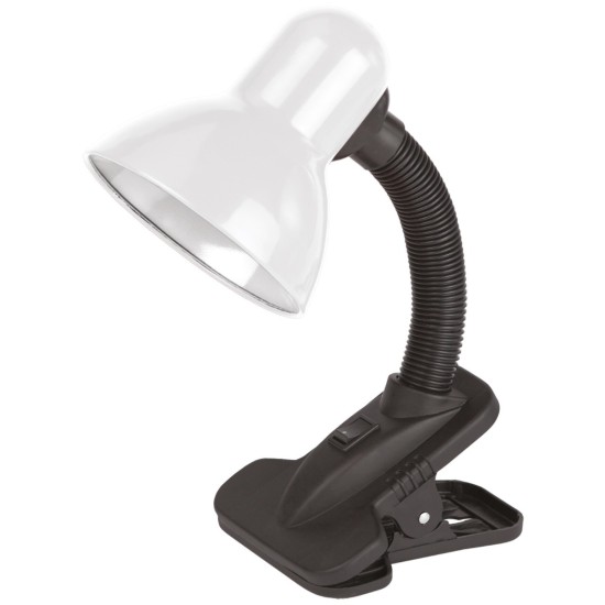 Avide Basic Φωτιστικό Γραφείου Κλιπ Λευκό Max 60W Avide Basic Φωτιστικό Γραφείου Κλιπ Λευκό Max 60W