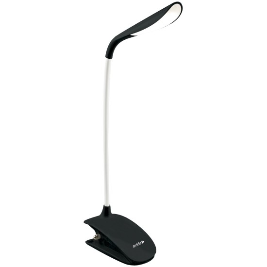 Avide LED Φωτιστικό Γραφείου με Μανταλάκι Μαύρο 1.5W Avide LED Φωτιστικό Γραφείου με Μανταλάκι Μαύρο 1.5W