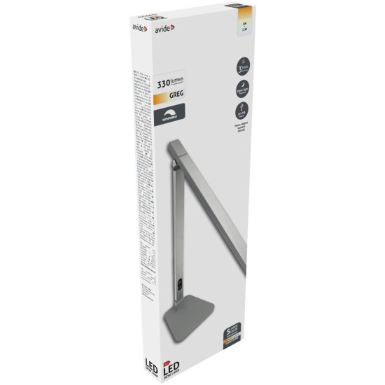 Avide LED Φωτιστικό Γραφείου Αναδιπλούμενο DC 5V 8W Avide LED Φωτιστικό Γραφείου Αναδιπλούμενο DC 5V 8W