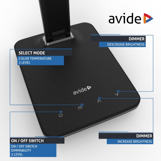 Avide LED Φωτιστικό Γραφείου Δερμάτινο με Ημερολόγιο Μαύρο 6W Avide LED Φωτιστικό Γραφείου Δερμάτινο με Ημερολόγιο Μαύρο 6W