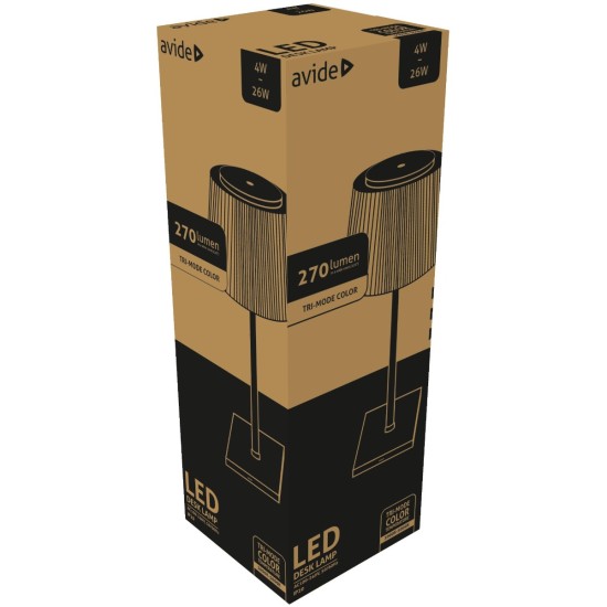 Avide LED Φωτιστικό Γραφείου Μαύρο USB 4W Avide LED Φωτιστικό Γραφείου Μαύρο USB 4W