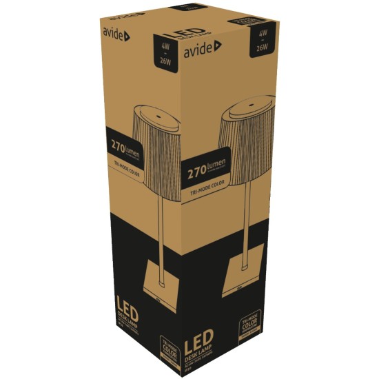 Avide LED Φωτιστικό Γραφείου Λευκό USB 4W Avide LED Φωτιστικό Γραφείου Λευκό USB 4W