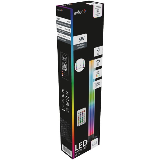 Avide Φωτιστικό Δαπέδου Gamer 5W RGB+IC με Τηλεχειριστήριο Avide Φωτιστικό Δαπέδου Gamer 5W RGB+IC με Τηλεχειριστήριο