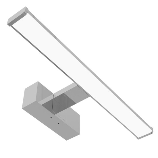 Avide LED Τετράγωνο Φωτιστικό Καθρέφτη Chrome Alu 400mm NW 4000K 8W IP44 Avide LED Τετράγωνο Φωτιστικό Καθρέφτη Chrome Alu 400mm NW 4000K 8W IP44